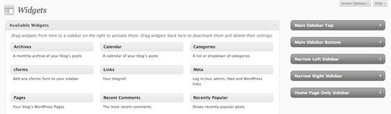 Widgets